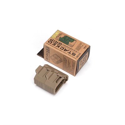 Stacked Angled Grip Extension In FDE