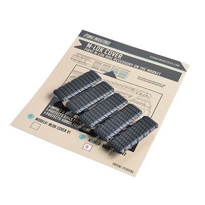 5pcs Mlok-Cover-V2 In Black