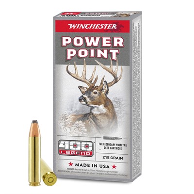 400 Legend 215gr Pointed Soft Point 20/Box