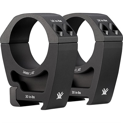 Pro Riflescope 34mm High (1.45") Rings