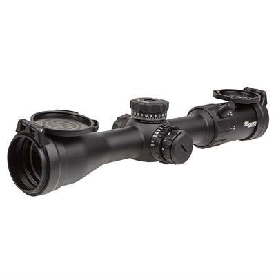 Whiskey4 3-12x44mm SFP Quadplex Reticle Black