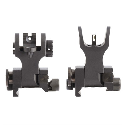 AR-15 Tritium Flip-Up Sight With Csat & Tritium Stripe