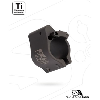 AR-15 Clamp On Titanium Adjustable Gas Block .936" Black