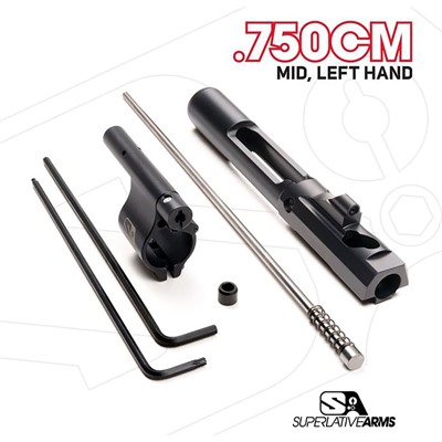AR-15 Adj Piston System W/Clampon .750" Gas Block Mid Lh