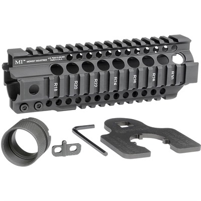 AR-15 Combat T-Series 1-Pc Free Float Handguard 7.25" Black