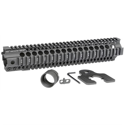 AR-15 Combat T-Series 1-Pc Free Float Handguard 12.625" BLK