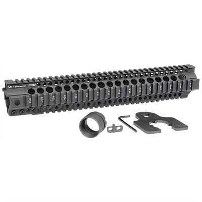 AR-15 Combat T-Series 1-Pc Free Float Handguard 14" Black