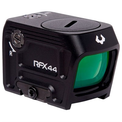 Rfx44 Compact Green Dot Reflex Sight W/Shield Adapter Black