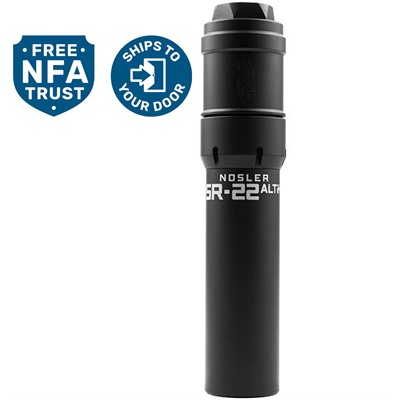 Sr-22altih 22 Caliber Hub/Direct Thread Suppressor Black