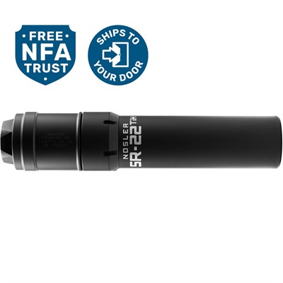 Sr-22tih 22 Caliber Hub/Direct Thread Suppressor Black