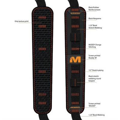 Summit Ridge Flexible Comfort Sling W/QD Black