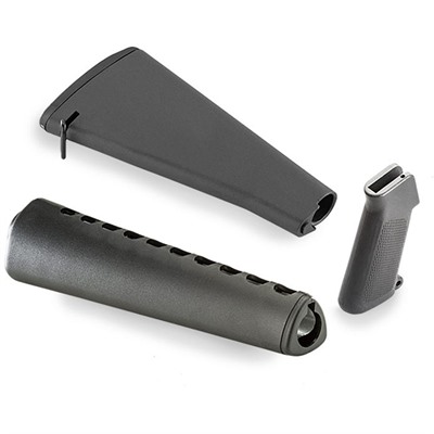 Complete Retro A1 Furniture Kit For AR-15 Black
