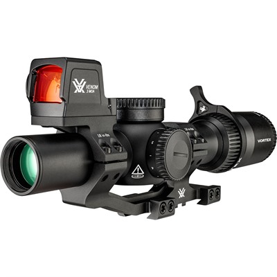 Venom 1-6x24mm SFP Illum Ar-Bdc3, Red Dot & Mount Bundle