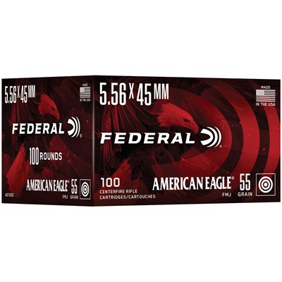 American Eagle 5.56x45mm NATO 55gr Fmj 3240 Fps 20/Box