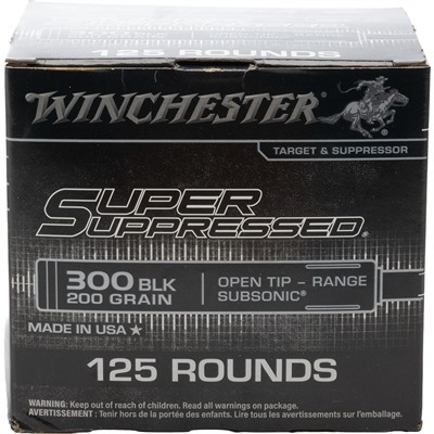 Super Suppressed 300blk 200gr Fmj 125/Box