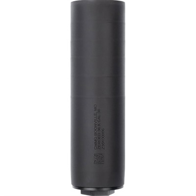 Zeroed 36k 9mm/36 Caliber Direct Thread Suppressor Black