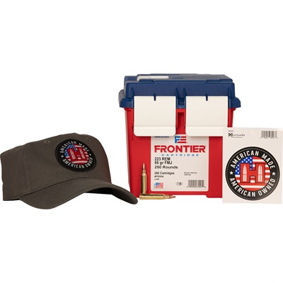 Frontier 223 Remington 55gr Fmj 250/Ammo Can
