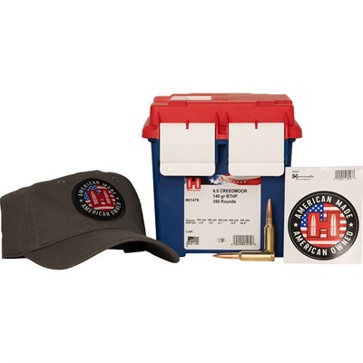 American Gunner 6.5 Creedmoor 140gr Bthp 250/Ammo Can