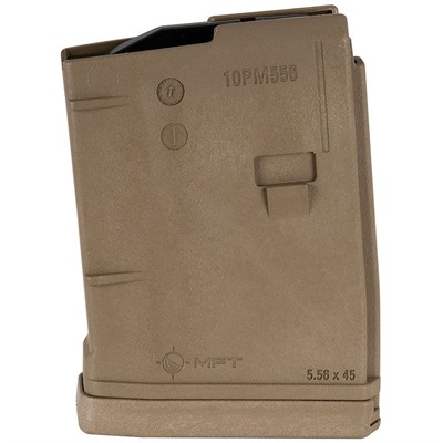 Mft Mags 10 Round Polymer Magazine 5.56mm Sde
