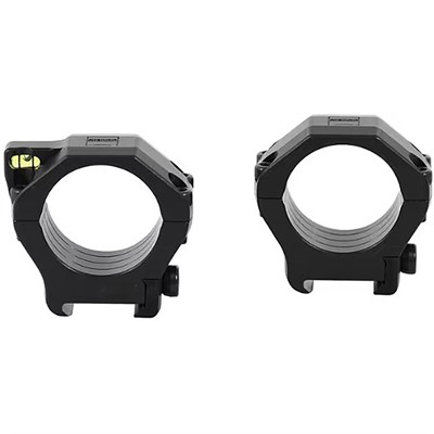 Precision Ultralight Ms Rings 34mm Low (1") Black 2/Pk