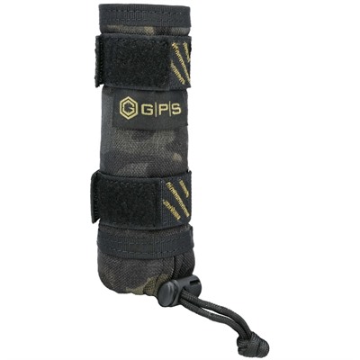 Tactical Suppressor Cover 22lr 5" Black Camo