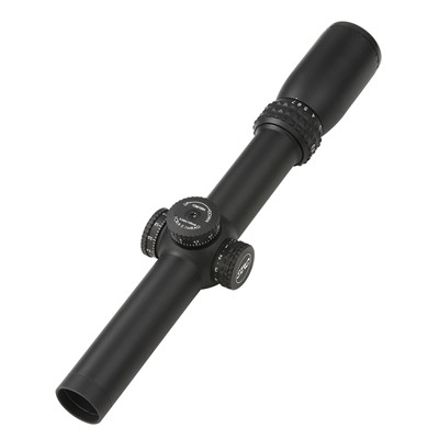 S-Tac 1-7x24mm SFP Illuminated Mil-Hash Reticle Black
