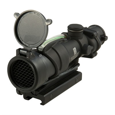 Acog Army Rco M4 4x32mm Fixed Green Chevron W/Ta51 Mount BLK
